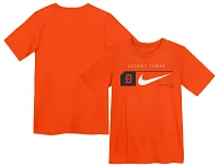 Nike Little Kids' Detroit Tigers Orange Swoosh Lock T-Shirt