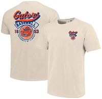 Image One Men's Florida Gators Ivory Baseball Logo T-Shirt