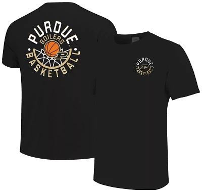 Image One Men's Purdue Boilermakers Black Basketball Net T-Shirt