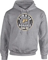 Image One Men's Purdue Boilermakers Grey Shield Prime Pullover Hoodie