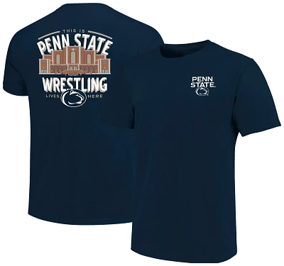 Image One Men's Penn State Nittany Lions Blue Wrestling Hall T-Shirt