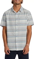 Quiksilver Men's Oxford Stripe Classic Short Sleeve Woven Shirt