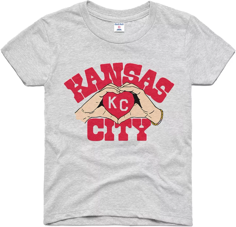 Charlie Hustle Adult Kansas City Heart Hands T-Shirt