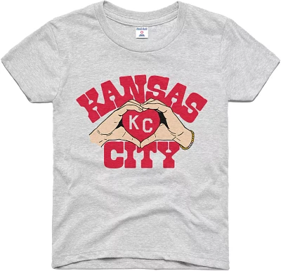 Charlie Hustle Adult Kansas City Heart Hands T-Shirt
