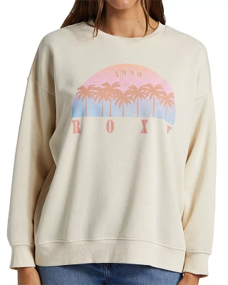 Roxy Women's Morning Hike Crew Neck Sweatshirt