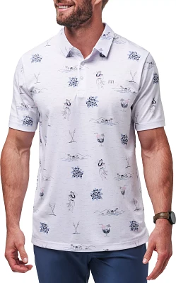 TravisMathew Men's Island Paradise Golf Polo