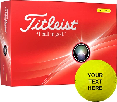 Titleist 2024 TruFeel Same Number Personalized Golf Balls