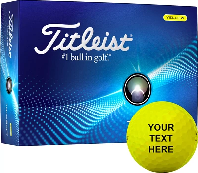 Titleist 2024 Tour Soft Same Number Personalized Golf Balls