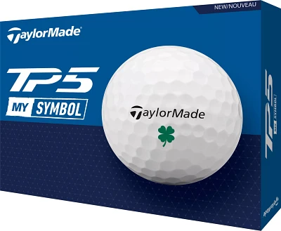 TaylorMade 2024 TP5 MySymbol Clover Golf Balls