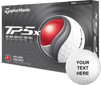 TaylorMade 2024 TP5x Personalized Golf Balls
