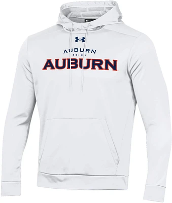 Under Armour Men's Auburn Tigers White Pullover Hoodie