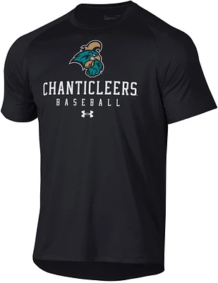 Under Armour Men's Coastal Carolina Chanticleers Black Baseball Tech Performance T-Shirt