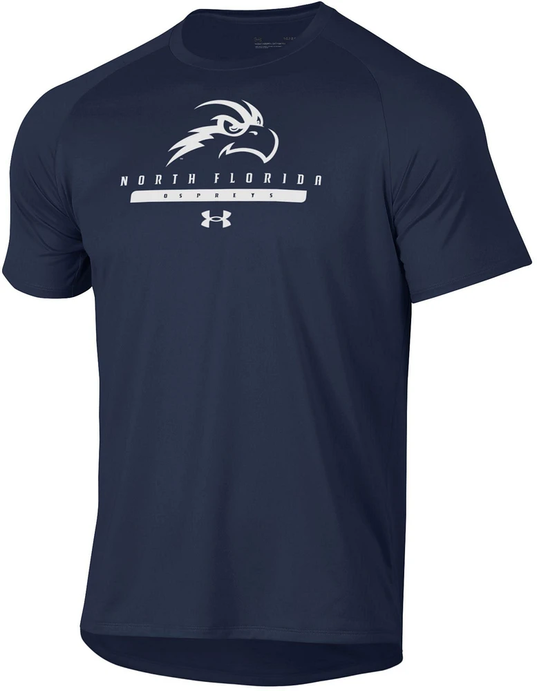 Under Armour Men's North Florida Ospreys Blue Tech Performance T-Shirt