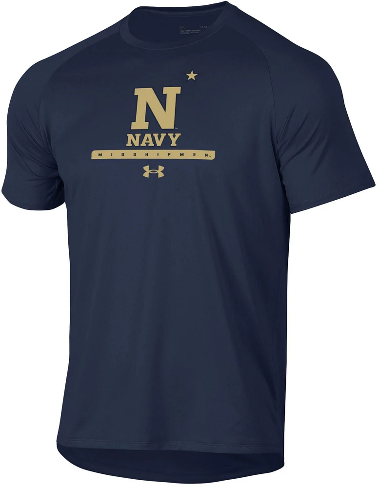 Under Armour Men's Navy Midshipmen Tech Performance T-Shirt