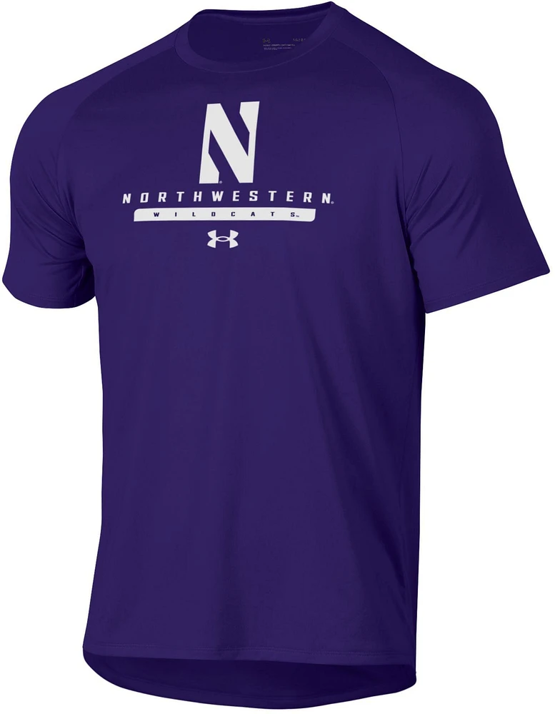 Under Armour Men's Northwestern Wildcats Purple Tech Performance T-Shirt