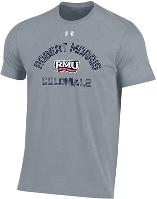 Under Armour Men's Robert Morris Colonials Grey Performance Cotton T-Shirt