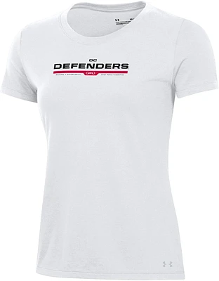 Under Armour Women's UFL D.C. Defenders Wordmark Logo White T-Shirt