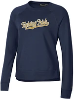 Under Armour Women's Notre Dame Fighting Irish Navy Rival Script Pullover Sweatshirt