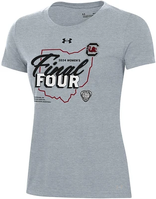 Under Armour Women's South Carolina Gamecocks 2024 Basketball Regional Champs Final Four Bound Locker Room T-Shirt