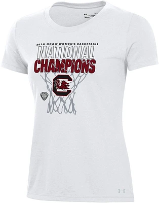 Under Armour Women's South Carolina Gamecocks 2024 Basketball National Champions Locker Room T-Shirt