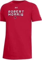 Under Armour Youth Robert Morris Colonials Red Performance Cotton T-Shirt