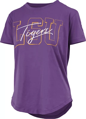 Pressbox Women's LSU Tigers Purple Everest T-Shirt