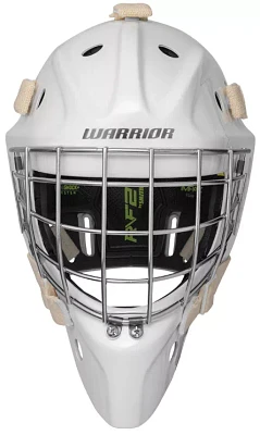 Warrior Ritual F2 E+ Hockey Mask with Certified Stainless Square Cage- Senior