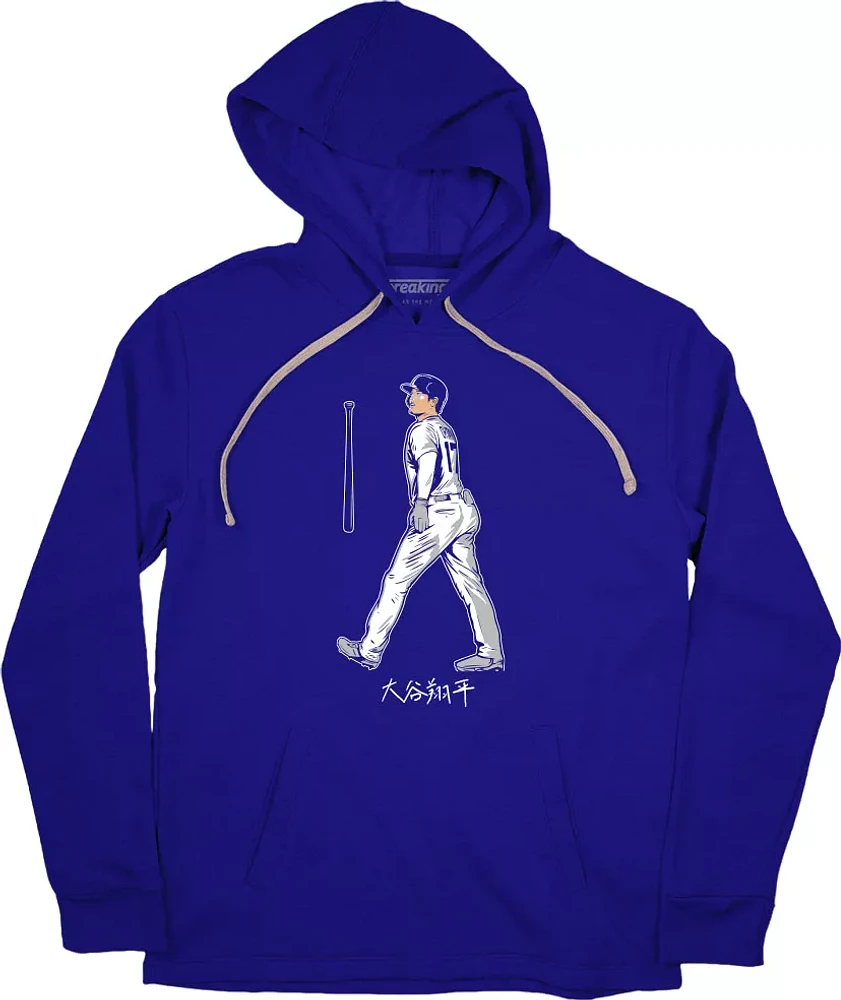 BreakingT Men's Los Angeles Dodgers Shohei Ohtani Royal Pullover Hoodie