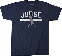 BreakingT Youth New York Yankees Aaron Judge Navy Swing T-Shirt