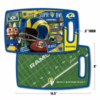 You The Fan Los Angeles Rams Retro Cutting Board