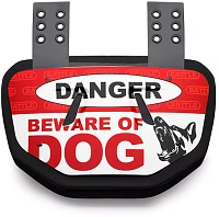 Battle Youth Beware of Dog Chrome Football Back Plate