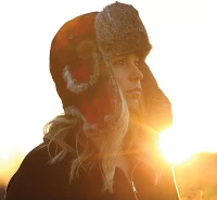 Eskimo Plaid Alaskan Fur Hat