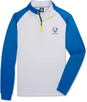 FootJoy Men's 2023 Ryder Cup Color Block Half-Zip Mid-Layer Sweatshirt