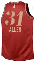 Nike Youth 2023-24 City Edition Cleveland Cavaliers Jarrett Allen #31 Red Swingman Jersey