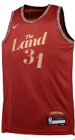 Nike Youth 2023-24 City Edition Cleveland Cavaliers Jarrett Allen #31 Red Swingman Jersey