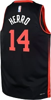 Nike Youth 2023-24 City Edition Miami Heat Tyler Herro #14 Black Swingman Jersey