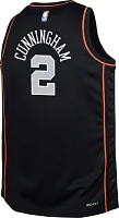 Nike Youth 2023-24 City Edition Detroit Pistons Cade Cunningham #2 Black Swingman Jersey