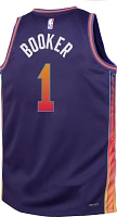 Nike Youth 2023-24 City Edition Phoenix Suns Devin Booker #1 Black Swingman Jersey