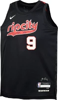 Nike Youth 2023-24 City Edition Portland Trail Blazers Jerami Grant #9 Black Swingman Jersey