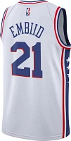 Nike Youth Philadelphia 76ers Joel Embiid #21 White Swingman Jersey