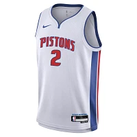 Nike Youth Detroit Pistons Cade Cunningham #2 White Swingman Jersey