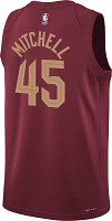 Nike Youth Cleveland Cavaliers Donovan Mitchell #45 Red Swingman Jersey