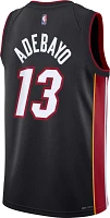 Nike Youth Miami Heat Bam Adebayo #13 Black Swingman Jersey