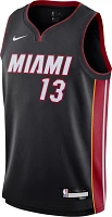 Nike Youth Miami Heat Bam Adebayo #13 Black Swingman Jersey