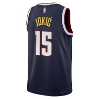 Nike Youth Denver Nuggets Nikola Jokic #15 Navy Swingman Jersey