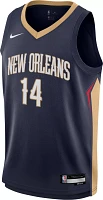 Nike Youth New Orleans Pelicans Brandon Ingram #14 Navy Swingman Jersey