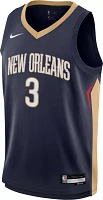 Nike Youth New Orleans Pelicans CJ McCollum #3 Navy Swingman Jersey