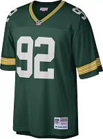 Mitchell & Ness Men's Green Bay Packers Reggie White #92 1996 Throwback Split Jersey