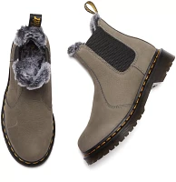 Dr. Martens Women's 2976 Leonore Faux Fur Lined Casual Chelsea Boots