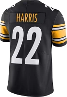 Nike Men's Pittsburgh Steelers Najee Harris #22 Vapor Limited Black Jersey